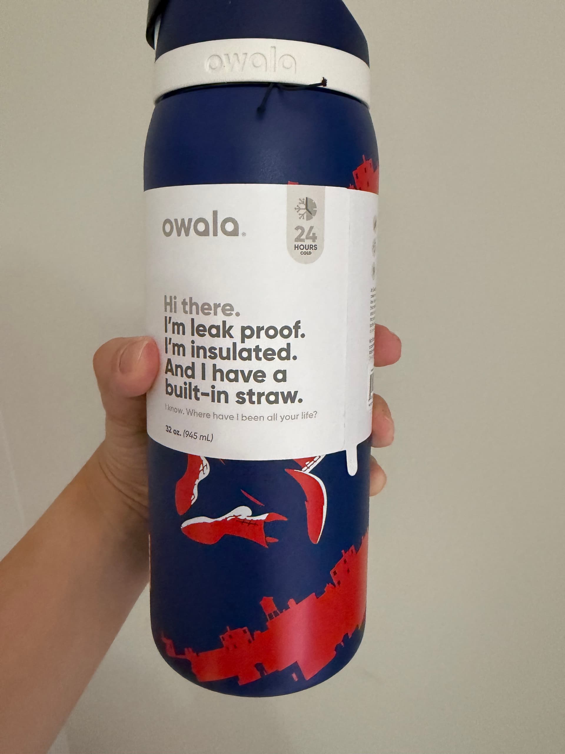 Garrafa owala homem aranha — foto 3