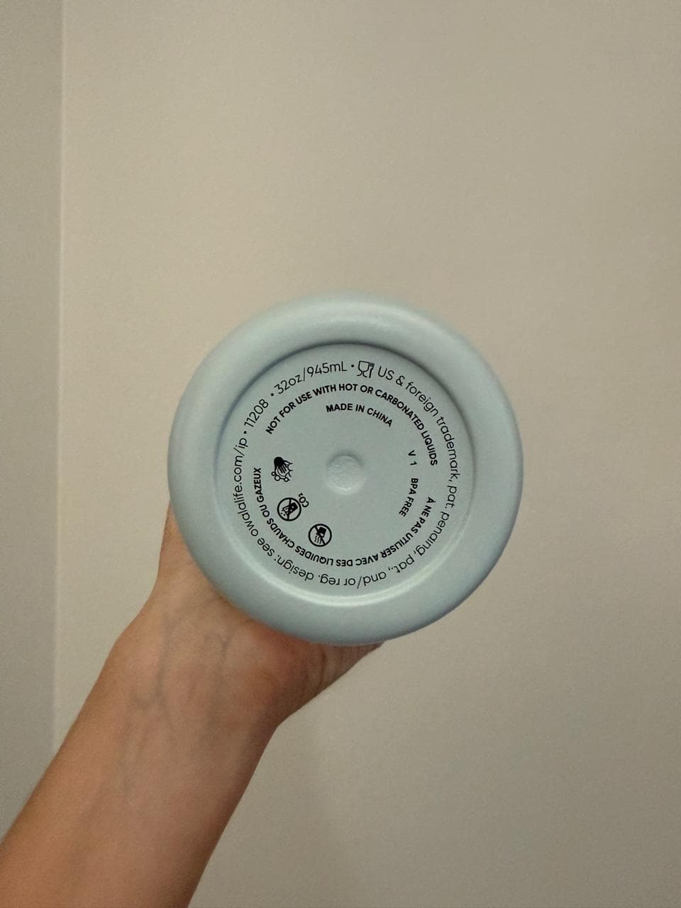 Garrafa Owala Freesip Térmica 945ml - Verde-água — foto 2