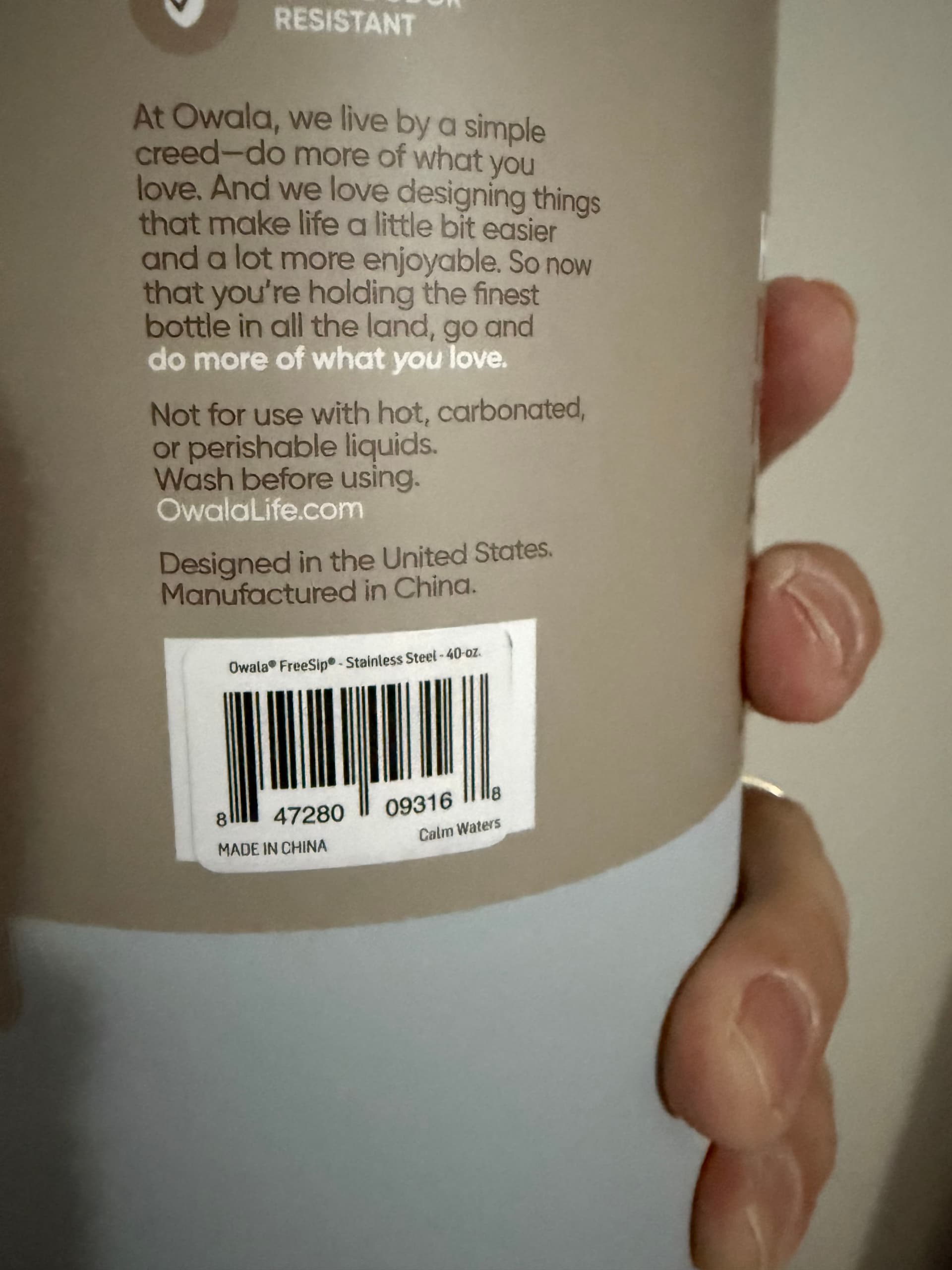 Garrafa owala 1185ml — foto 4