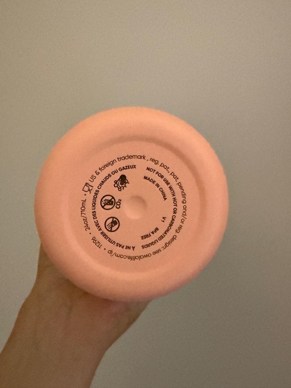 Garrafa Owala Freesip Térmica 710ml - Pêssego — foto 3